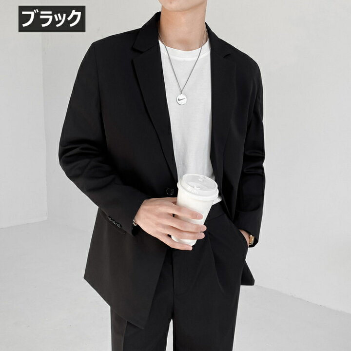 楽天市場】セットアップ メンズ 春夏 防シワ テーラード ジャケット 