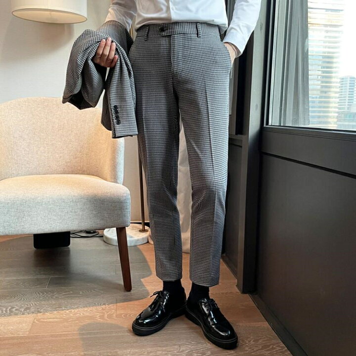 楽天市場 千鳥柄 カジュアル スーツ メンズ 夏 春 秋 スリム セットアップ チェック柄 オシャレ カジュアル ノータック ジャケパン サマースーツ 2ピーススーツ 結婚式 パーティー 二次会 紳士服 送料無料 M L 2l 3l 4l Ryoukou楽天市場店 楽天市場 千鳥柄 カジュアル スーツ メンズ 夏 春 秋 スリム セットアップ チェック柄 オシャレ カジュアル ノータック ジャケパン サマースーツ 2ピーススーツ 結婚式 パーティー 二次会 紳士服 送料無料 M L 2l 3l 4l Ryoukou楽天市場店