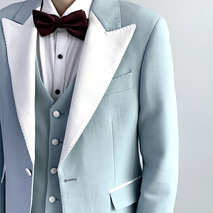 楽天市場 スリーピース スーツ メンズ タキシード 礼服 スリム 細身 大きいサイズ オシャレ フォーマル メンズスーツ セットアップ スタイリッシュ 春 夏 秋 冬 ホストスーツ 黒スーツ 結婚式 二次会 パーティー 司会 衣装 演奏会 個性的 花婿 撮影 パーティー コスプレ