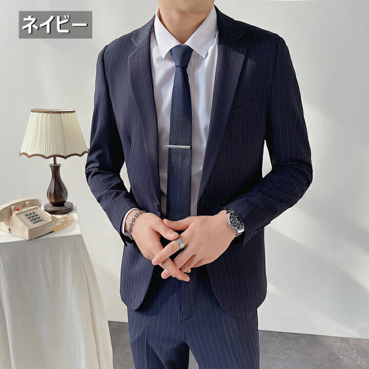 楽天市場 スーツ メンズ スリムスーツ ビジネススーツ 2点セットアップ オシャレ ストライプ柄 カジュアル ノータック ジャケパン 2ピーススーツ 大きいサイズ 結婚式 パーティー 二次会 紳士服 メンズファッション オールシーズン 春 秋冬 送料無料 Ryoukou楽天市場店 楽天市場 スーツ メンズ スリムスーツ ビジネススーツ 2点セットアップ オシャレ ストライプ柄 カジュアル ノータック ジャケパン 2ピーススーツ 大きいサイズ 結婚式 パーティー 二次会 紳士服 メンズファッション オールシーズン 春 秋冬 送料無料 Ryoukou楽天市場店