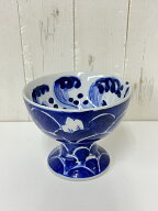 陶器 青花 【5”杯洗】各種 陶磁器 染付 盃 日本酒 酒盃 酒杯 盃洗 献盃 料亭 水洗い 中華