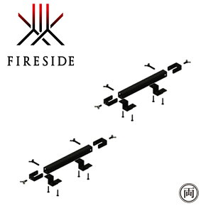 2×4ログラック30cm用オプション ファイヤーサイド シェルフブラケット30 48111 1セット(2個入り) 中間棚 区切り棚 薪ストーブ 薪