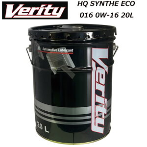Verity HQ SYNTHE ECO 016 0W-16 20L SP GF-6B y[ xeB  ԗp eiX GWIC