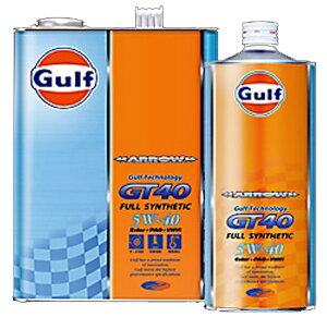 Kt A[ GT40 5W40 5W-40 4L 1P[Xi4L×3j Gulf ARROW GT40 Full Synthetic
