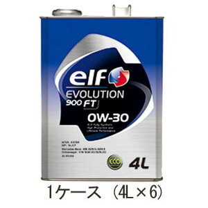 Ki elf Gt EVOLUTION 900 FT 0W-30 0W30 4L 1P[Xi4L×6j SL CF xc tHNX[Q m[ tH[h Xo X|[cs