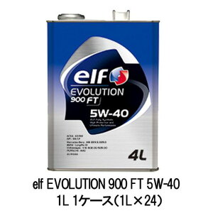 Ki elf Gt EVOLUTION 900 FT 5W-40 5W40 1L 1P[Xi1L×24j SN CF ^[{ RzCGW A B [bp Y