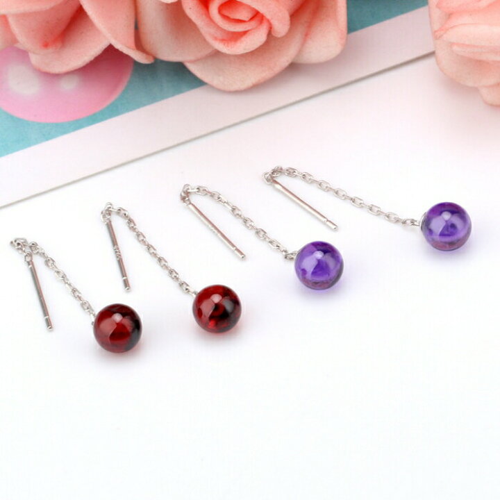 楽天市場】ピアス シルバー レディース チェーン Silver925 ペア 両耳  