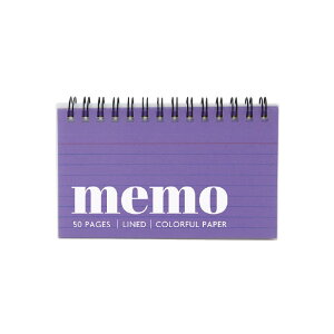 メモ帳 リング メモパッド 切り取れる カラーペーパー 可愛い かわいい カラフル リングメモ