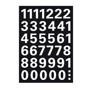 ヘルマラベル ヘルマ シール ステッカー ラベル HERMA アルファベット 数字 英語 防水 防塵 黒文字 白文字 ヘルマ ナンバー ブロック DIY おしゃれ 大きい 防水 車 バイク アウトドア スマホ 輸