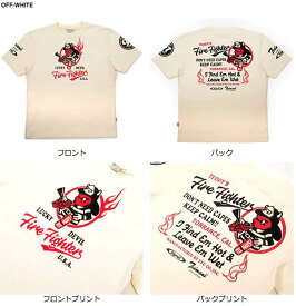 【TEDMAN】テッドマン 抜染TシャツTDSS-503『ファイヤーマン』