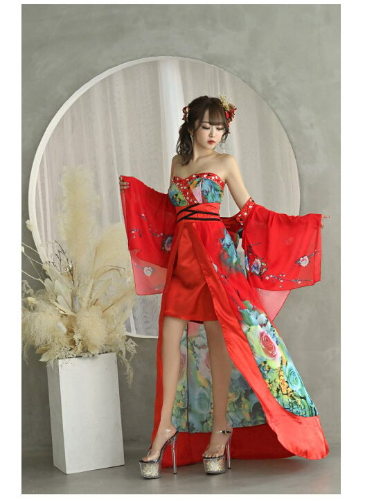 楽天市場】花魁 コスプレ 花魁コスプレ 衣装 着物ドレス 着物 和柄 