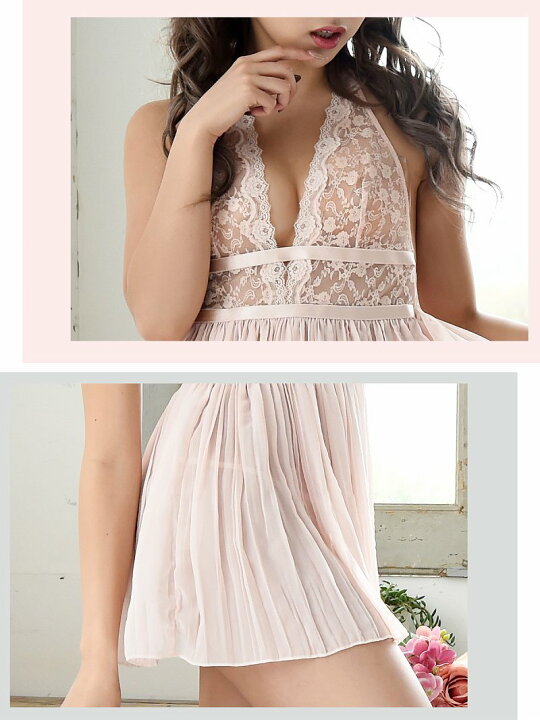 楽天市場 ベビードール ランジェリー 通販 セクシー 下着 Noalice ピンク ベビードール かわいい 部屋着 あす楽 Rselect