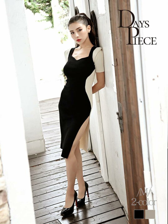 楽天市場 キャバ ドレス キャバクラ キャバワンピース パーティードレス Dayspiece 半袖 韓国ドレス 同伴 膝丈 あす楽 Rselect