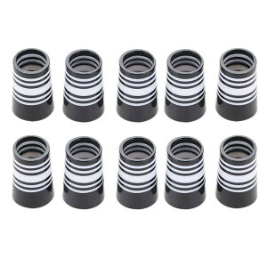 ゴルフ ソケット 10個セット フェルール セル シャフト スリーブ アイアン リシャフト (カラー:白/黒)