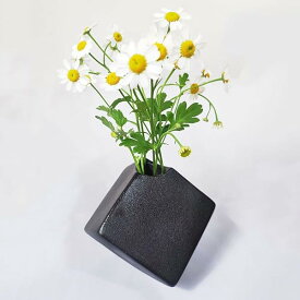 一輪挿し花瓶陶器花瓶 小さい花瓶黒花瓶ミニ花器フラワーベース® シンプル花瓶1個入り仏壇花瓶 陶器 花器小型仏壇用ミニ花瓶