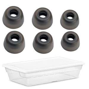 �C���[�s�[�X �C���[�`�b�v Jabra Elite 65t �C Jabra Elite Active 65t �C Galaxy Buds ���C���z���p �V���R�����`�b�v S/M/L 3�T�C�Y 3�y�A �yFit In Case�z Glay