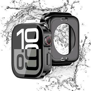 for Apple WatchP[Xy2 in 1h݌vz46/42mm AbvEHb`یP[X KXtB ̌^ Series 10 3DpGbWfUC PCf ^b`x Sʕی Ռz AbvEHb` A