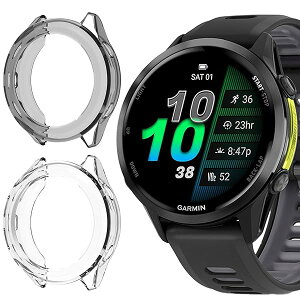 P[X Garmin Forerunner 970 47mm Ή y2z یP[X Jo[ TPU bL \tgveN^[ K[~p P[X ̌^ Sʕی ϏՌ 99ߗ ^ ȒP h~ vJo[ 