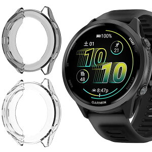 P[X Garmin Forerunner 570 47mm Ή y2z یP[X Jo[ TPU bL \tgveN^[ K[~p P[X ̌^ Sʕی ϏՌ 99ߗ ^ ȒP h~ vJo[ 