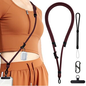 スマホストラップ 斜めがけ首掛け肩掛け 携帯ストラップ スマホ ョルダー iphone ストラップ 長さ調節可能ネックストラップ ショルダー スマホ iPhone 16 15 14 13 12 pro max Android xiaomi galax