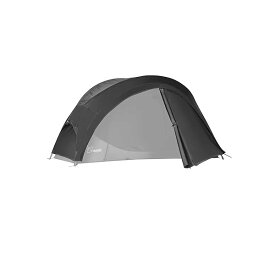 ソロテント 1-2人用 キャンプテント 自立式 コットテント TC 通気 防風 軽量 簡易テント (ブラック, フライシートだけ)