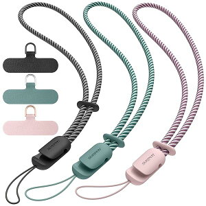 �n���h�X�g���b�v 3�{�Z�b�g ���������\ �g�ѓd�b/�J����/USB������/���}�X�R�b�g/�L�[�Ȃǂɂ��K�� �X�}�z�X�g���b�v ��� �g�уX�g���b�v(�u���b�N& �O���[��&�s���N)