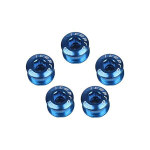 自転車 チェーンリング ボルト シングル M8x6mm スーパーライト アルミ 合金 ボルト に適用する ロードバイク, マウンテン バイ ク, BMX, MTB 5個セット