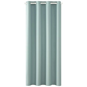 カーテン 遮光 間仕切りカーテン 断熱 幅150cm 丈180cm 1枚入り アイスブルー ハトメ型 間仕切り 目隠し 玄関 キッチン リビング