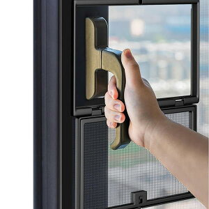 簡易網戸 網戸用網戸小窓 ハンドル付きの窓に対応 窓の開閉が容易 防虫ネット diy網戸ネット 網戸加工 取り付け簡単 工事不要 3分で作る 網戸カーテン 小 虫よけネット 網戸を付けたまま、