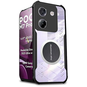 For Xiaomi POCO M7 Pro 5G P[X Q[~ON[O P[X OtFM݌v ANhՌیJo[ RKih?Ή X}zP[X(ubN)