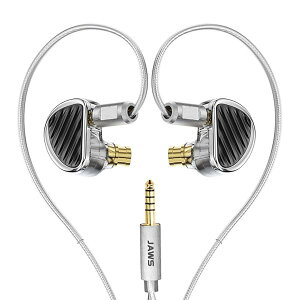 JAWS �唒? �C���[���j�^�[ 4BA+3DD+ ���ʋ쓮 �n�C�u���b�h�^ ���j�^�[�C���z�� IEM ���؃C���z�� �C�����j ���Չ��� �J�i���^ �C�A�t�H�� �L�� 3.5mm�W���b�N 2Pin�E�����P�[�u�� (4.4mm�v���O)