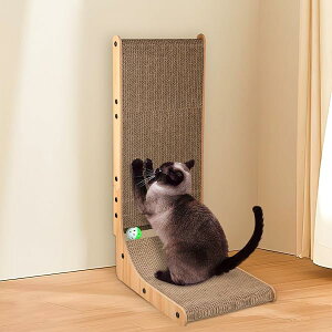 猫 爪研ぎ つめとぎ 縦型 ねこ 爪とぎ 段ボール ボール付き L型爪とぎ 壁 ネコ 運動不足 ストレス解消 落ち着く 長持ち おしゃれ