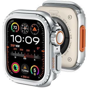 for �A�b�v���E�H�b�` ���^�� �J�o�[ 45mm �Ή� Apple Watch Series 9 8 7 �����Ղ邤������ �E���g���� �J�o�[ �S�ʕی� �ϏՌ� ���� ������ �X�e�����X ���^�� iWatch ��̌^�P�[�X 45 mm �V���o�[