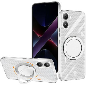 Xiaomi POCO X7 Pro �P�[�X Redmi Turbo4 �N���A MagSafe�Ή� �����O360°��]�X�^���h�@�\ �c�����Ή� ����~�� TPU ���^ �y�� ���΂ݖh�~ xiaomi poco x7pro �X�}�z�P�[�X �����Y�ی� �C