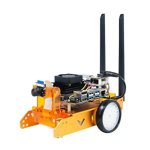 Jetbot AILbgANVIDIAJetson Nano^]ASY (Orange, Without Jetson nano)