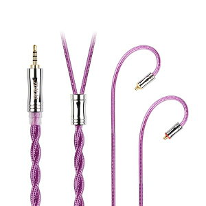 JLH3 ⃁bLPƒP̃~bNX P[u 2.5mm MMCX 2c CzAbvO[hP[u  E wbhtHP[u }CNȂ HiFi DIYCz̃ANZT |^