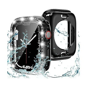 for Apple Watch �P�[�X 360�x�S�ʖh�� �o���h ���j�E�X�|�[�c��p �K���X�t�B���� ��̌^ applewatch�p �J�o�[ 360�t���{�f�B�h�� �A�b�v���E�H�b�` �P�[�X Apple Watch Series6/SE3/SE2/SE