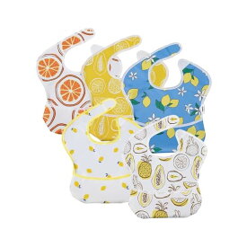 食事エプロン 離乳食エプロン 保育園エプロン 5点セット ベビー 子供 汚れ防止 フリーサイズ 防水 洗濯機可能 調節可能 BPAとフタル酸塩なし 旅行に最適 防水お食事エプロン