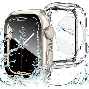 for Apple Watch P[X 360xSʖh oh jEX|[cp KXtB ̌^ applewatchp Jo[ 360t{fBh AbvEHb` P[X Apple Watch Series 11/10 46mm