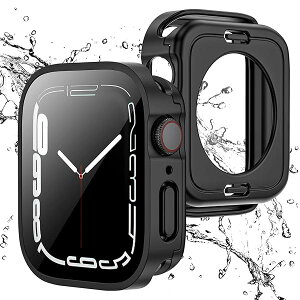 Ή Apple Watch P[X Series 10 46mm AbvEHb` PCf+9HdxKX h ho ̌^ x ϋv ϏՌ 2 in 1 Od\Sʕی ȒP E₷ iWatch 46mm ubN