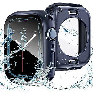 for Apple Watch �P�[�X 360�x�S�ʖh�� �o���h ���j�E�X�|�[�c��p �K���X�t�B���� ��̌^ applewatch�p �J�o�[ 360�t���{�f�B�h�� �A�b�v���E�H�b�` �P�[�X Apple Watch Series6/SE3/SE2/SE
