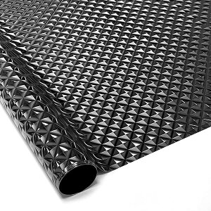 DUOFIRE 3D 遮光シート【真っ黒・超遮光】 窓ガラス目隠しフィルム 目隠しシート窓用フィルム 光漏れ激減 UVカットシート日差し・西日対策 防犯 飛散防止 睡眠に十分な暗さ 貼り直し可能 (44x20