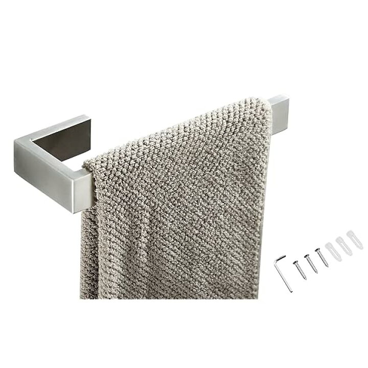 Amazon.co.jp: タオルレールラック バスルームタオルラック/ホルダー タオルバー付き 304ステンレススチール&PC固定タイプ バスハードウェアアクセサリー  60cm バスルームキッチン用/スタイル2 : ホーム＆キッチン タオルレール ステンレススチール 304 バスルームラック ハンドタオルホルダー バスタオルレール バスルーム バスルーム タオルバ