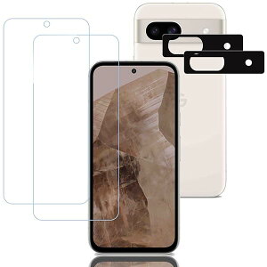 �u���[���C�g�J�b�g �K���X�t�B���� Google Pixel 8a �p (2��)�K���X�t�B���� + (2��)�J�����t�B��