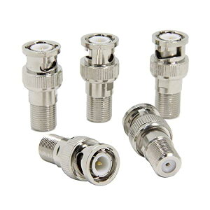 BNC F�^ �ϊ� �R�l�N�^ 5�� F���X-BNC�I�X ���ގ� BNC�^ F�^ �ϊ��v���O �A�_�v�^�[ �h�ƃJ����