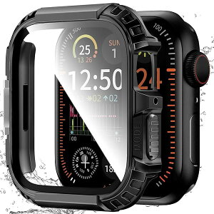 �A�b�v���E�H�b�` �h�� �J�o�[ 46mm �Ή� Apple Watch �P�[�X Series 11 10 �ی�K���X+�P�[�X ��̌^