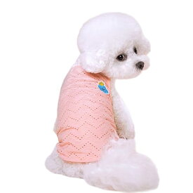 犬服夏用 小型犬向け 冷感メッシュ素材 軽量で通気性 の犬ふく夏用 涼しいおしゃれウェア