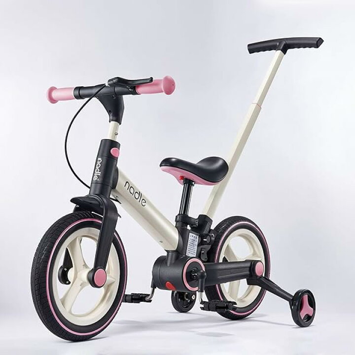 楽天市場】自転車 子供用 12インチ 折りたたみ 一台五役 補助輪&押し棒 