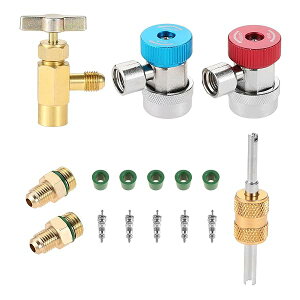 R134A �^�b�v�o���u �K�X�`���[�W �J�[�G�A�R���p �N�C�b�N�J�v���[ �o���u�t�� ���߉\ ��
