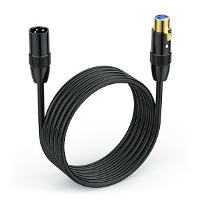 XLR�P�[�u�� 1.5m�A XLR to XLR �P�[�u���A3�s���}�C�N�P�[�u���A�}�C�N ���� XLR�I�X to XLR ���X�P